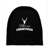 buck merry christmas Baby Beanies