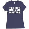 tokens life matters Ladies Fitted T-Shirt