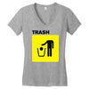 trash Women's V-Neck T-Shirt