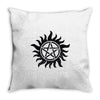 Supernatural Vintage Logo Throw Pillow