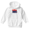 usa basketball logo Youth Hoodie