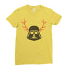 darth vader reindeer Ladies Fitted T-Shirt