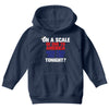 on a scale of one to america how free are you tonight Youth Hoodie