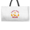 This Girl Loves Her Bulldog Weekender Totes