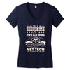 proud vet tech dad Women's V-Neck T-Shirt