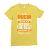 all men are created equal but only the best are born in september Ladies Fitted T-Shirt