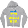 i am with her Zipper Hoodie