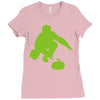 curling Ladies Fitted T-Shirt