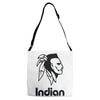indian warrior fighter Adjustable Strap Totes
