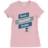 world's okayest brother Ladies Fitted T-Shirt