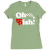 oh fish Ladies Fitted T-Shirt
