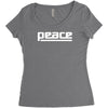 peace drum new Women's Triblend Scoop T-shirt