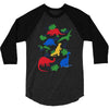 dinosaurs 3/4 Sleeve Shirt