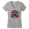 saved by the barbell Women's V-Neck T-Shirt