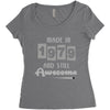 made in 1979 and still awesome Women's Triblend Scoop T-shirt