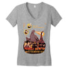 pigeonzilla omg Women's V-Neck T-Shirt