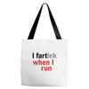 funny i fartlek Tote Bags