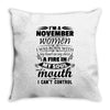 I Am A November Women Throw Pillow