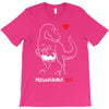 pregnant rex white and red color T-Shirt