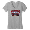 mustang, ideal gift or birthday present Women's V-Neck T-Shirt