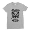 Life After Death Mess With My Mom Ladies Fitted T-Shirt