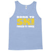 born to ski forced to work Tank Top