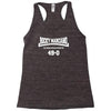 rocky marciano the brooklyn blockbuster 49 0 logo Racerback Tank