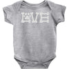 love dogs Baby Onesie