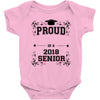 proud name 2018 senior Baby Bodysuit
