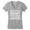 new coffee lovers Women's V-Neck T-Shirt