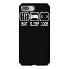 eat sleep code iPhone 8 Plus Case