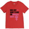 Girls Just Want to Have Fundamental Rights V-Neck Tee