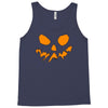 scary pumpkin face halloween Tank Top