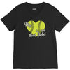 my heart is on that field V-Neck Tee