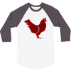 chiken red 3/4 Sleeve Shirt