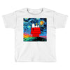 Van Gogh Parody Snoopy Toddler T-shirt