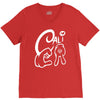 california love cali finger sign V-Neck Tee