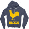 cock block Zipper Hoodie