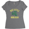 wee little hooligan Women's Triblend Scoop T-shirt
