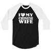i love my chinese wife 3/4 Sleeve Shirt