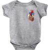 realistic human heart Baby Bodysuit