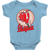 retro vespa red ideal birthday present or gift Baby Bodysuit