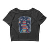reading rocket ship Crop Top