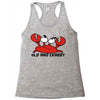old and crabby Racerback Tank