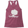 dreamland logo Racerback Tank