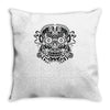 ace of the dead skull Throw Pillow