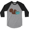 coffe squirrel 3/4 Sleeve Shirt
