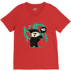 mo hawk ninja V-Neck Tee