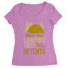 dude that camp trip in tents funny Women's Triblend Scoop T-shirt