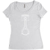 sketch of piston 3 Women's Triblend Scoop T-shirt